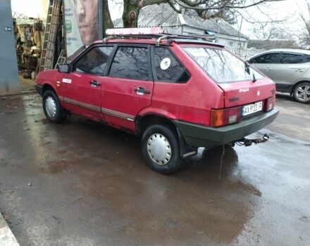 Красный ВАЗ 2109, объемом двигателя 1.5 л и пробегом 186 тыс. км за 1183 $, фото 1 на Automoto.ua