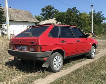 Красный ВАЗ 2109, объемом двигателя 1.5 л и пробегом 150 тыс. км за 900 $, фото 4 на Automoto.ua