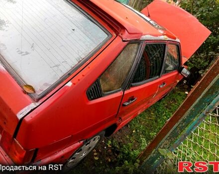 Красный ВАЗ 2109, объемом двигателя 1.5 л и пробегом 150 тыс. км за 350 $, фото 1 на Automoto.ua