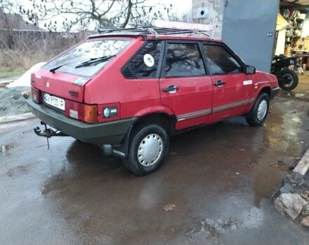 Красный ВАЗ 2109, объемом двигателя 1.5 л и пробегом 186 тыс. км за 1183 $, фото 2 на Automoto.ua