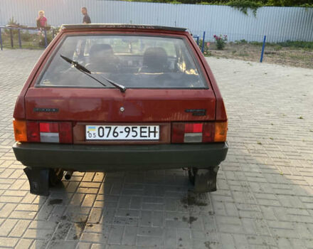 Красный ВАЗ 2109, объемом двигателя 1.5 л и пробегом 274 тыс. км за 815 $, фото 4 на Automoto.ua