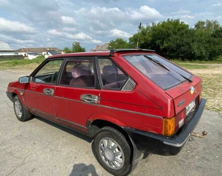 Красный ВАЗ 2109, объемом двигателя 1.5 л и пробегом 77 тыс. км за 550 $, фото 4 на Automoto.ua