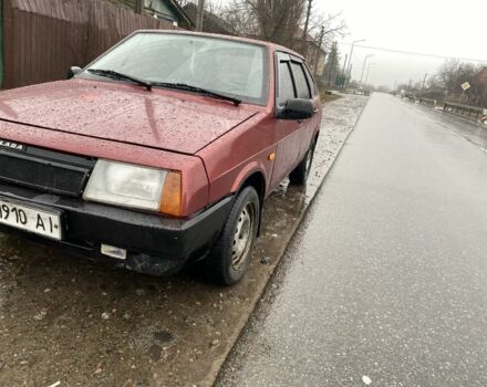 Красный ВАЗ 2109, объемом двигателя 1.5 л и пробегом 254 тыс. км за 800 $, фото 2 на Automoto.ua