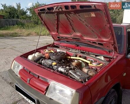 Червоний ВАЗ 2109, об'ємом двигуна 1.3 л та пробігом 194 тис. км за 1800 $, фото 3 на Automoto.ua