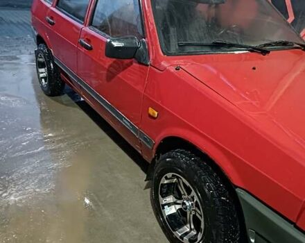 Красный ВАЗ 2109, объемом двигателя 1.3 л и пробегом 243 тыс. км за 750 $, фото 1 на Automoto.ua