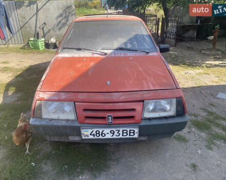 Красный ВАЗ 2109, объемом двигателя 1.5 л и пробегом 87 тыс. км за 500 $, фото 4 на Automoto.ua