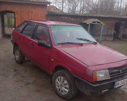 Красный ВАЗ 2109, объемом двигателя 1.5 л и пробегом 72 тыс. км за 750 $, фото 1 на Automoto.ua