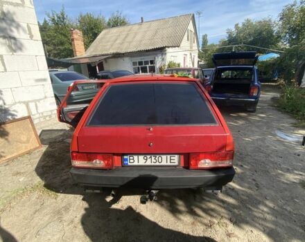 Красный ВАЗ 2109, объемом двигателя 1.5 л и пробегом 106 тыс. км за 858 $, фото 1 на Automoto.ua