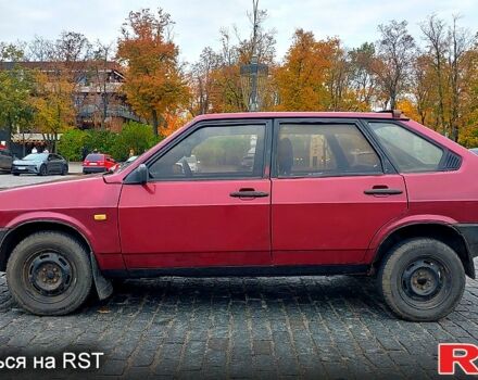 Красный ВАЗ 2109, объемом двигателя 1.5 л и пробегом 215 тыс. км за 1000 $, фото 4 на Automoto.ua