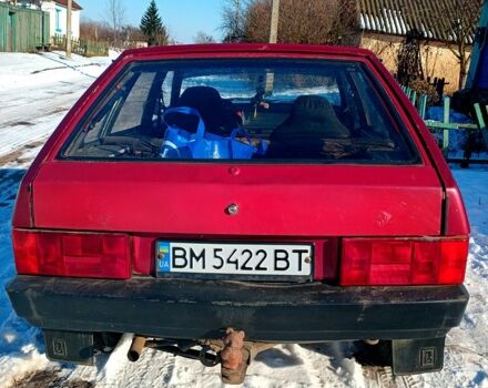 Красный ВАЗ 2109, объемом двигателя 1.5 л и пробегом 71 тыс. км за 750 $, фото 2 на Automoto.ua