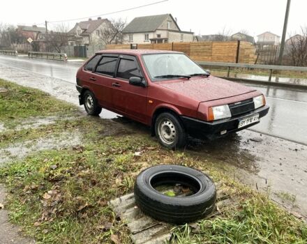Красный ВАЗ 2109, объемом двигателя 1.5 л и пробегом 254 тыс. км за 800 $, фото 1 на Automoto.ua