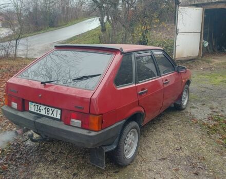 Красный ВАЗ 2109, объемом двигателя 1.3 л и пробегом 400 тыс. км за 1100 $, фото 2 на Automoto.ua