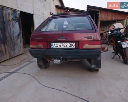Красный ВАЗ 2109, объемом двигателя 1.3 л и пробегом 32 тыс. км за 550 $, фото 1 на Automoto.ua