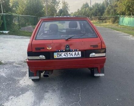 Красный ВАЗ 2109, объемом двигателя 1.3 л и пробегом 69 тыс. км за 1000 $, фото 1 на Automoto.ua