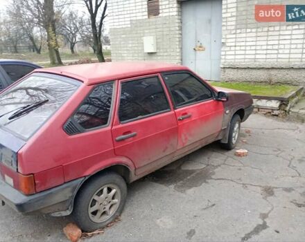 Червоний ВАЗ 2109, об'ємом двигуна 1.3 л та пробігом 200 тис. км за 900 $, фото 1 на Automoto.ua