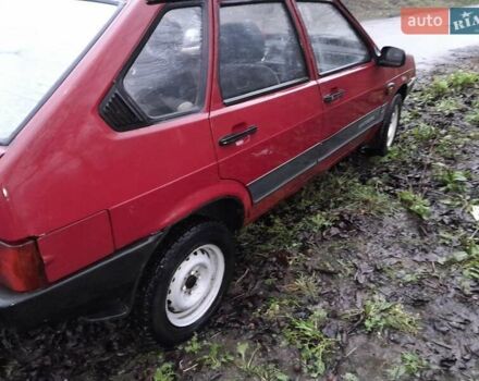 Червоний ВАЗ 2109, об'ємом двигуна 1.5 л та пробігом 50 тис. км за 591 $, фото 4 на Automoto.ua