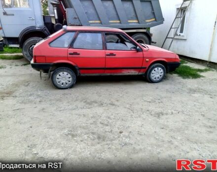 Красный ВАЗ 2109, объемом двигателя 1.5 л и пробегом 600 тыс. км за 450 $, фото 1 на Automoto.ua