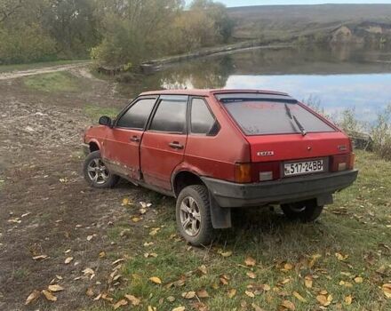 Красный ВАЗ 2109, объемом двигателя 1.5 л и пробегом 120 тыс. км за 648 $, фото 2 на Automoto.ua