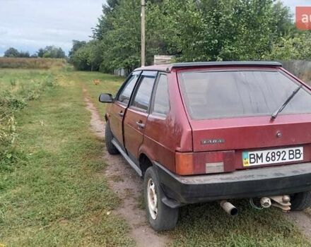Красный ВАЗ 2109, объемом двигателя 1.3 л и пробегом 150 тыс. км за 1090 $, фото 3 на Automoto.ua