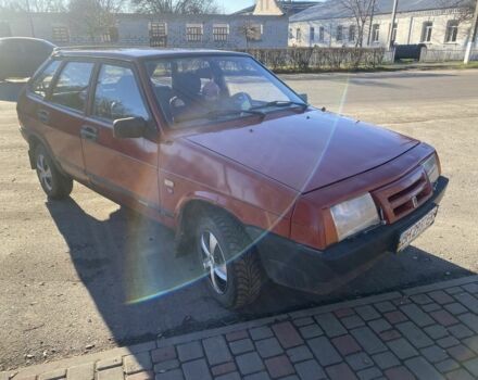 Красный ВАЗ 2109, объемом двигателя 1.1 л и пробегом 250 тыс. км за 850 $, фото 2 на Automoto.ua