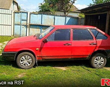 Красный ВАЗ 2109, объемом двигателя 1.3 л и пробегом 73 тыс. км за 850 $, фото 1 на Automoto.ua
