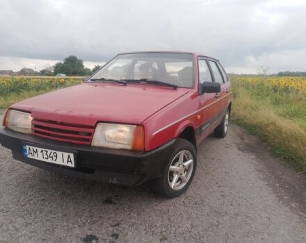 Красный ВАЗ 2109, объемом двигателя 1.5 л и пробегом 33 тыс. км за 1200 $, фото 1 на Automoto.ua