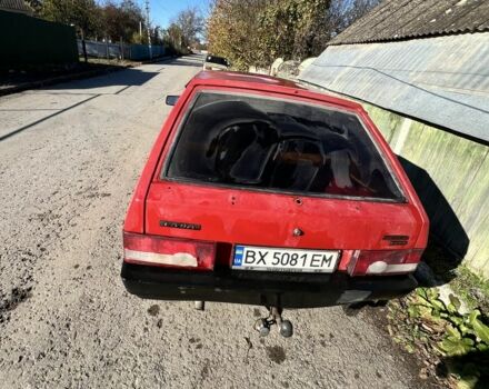 Красный ВАЗ 2109, объемом двигателя 1.5 л и пробегом 200 тыс. км за 850 $, фото 1 на Automoto.ua