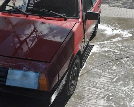 Червоний ВАЗ 2109, об'ємом двигуна 1.1 л та пробігом 200 тис. км за 450 $, фото 1 на Automoto.ua