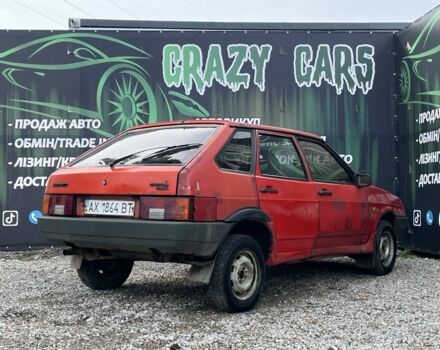 Красный ВАЗ 2109, объемом двигателя 1.3 л и пробегом 230 тыс. км за 550 $, фото 5 на Automoto.ua