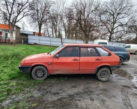 Красный ВАЗ 2109, объемом двигателя 1.3 л и пробегом 130 тыс. км за 757 $, фото 1 на Automoto.ua