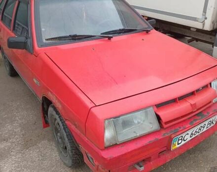 Красный ВАЗ 2109, объемом двигателя 1.5 л и пробегом 100 тыс. км за 550 $, фото 3 на Automoto.ua