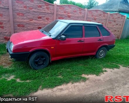 Красный ВАЗ 2109, объемом двигателя 1.5 л и пробегом 123 тыс. км за 500 $, фото 1 на Automoto.ua