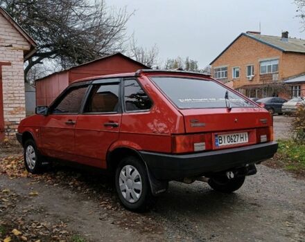 Красный ВАЗ 2109, объемом двигателя 1.3 л и пробегом 252 тыс. км за 1220 $, фото 1 на Automoto.ua