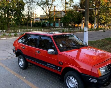 Красный ВАЗ 2109, объемом двигателя 1.5 л и пробегом 300 тыс. км за 950 $, фото 1 на Automoto.ua