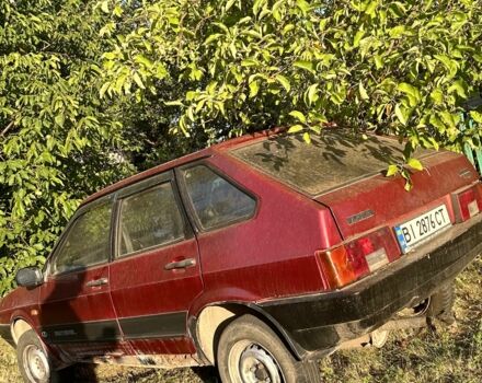 Красный ВАЗ 2109, объемом двигателя 1.3 л и пробегом 300 тыс. км за 601 $, фото 1 на Automoto.ua