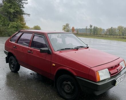 Красный ВАЗ 2109, объемом двигателя 1.3 л и пробегом 50 тыс. км за 1250 $, фото 1 на Automoto.ua