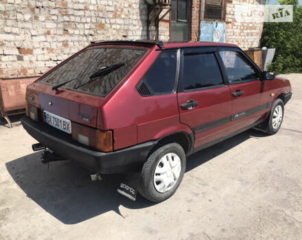 Красный ВАЗ 2109, объемом двигателя 1.3 л и пробегом 299 тыс. км за 1250 $, фото 5 на Automoto.ua