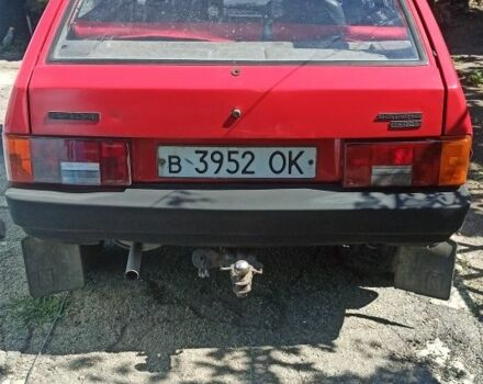 Красный ВАЗ 2109, объемом двигателя 1.5 л и пробегом 40 тыс. км за 679 $, фото 3 на Automoto.ua