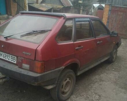 ВАЗ 2109 1991 в Сумах на Automoto.ua Красный ВАЗ 2109, объемом двигателя 1.3 л и пробегом 150 тыс. км за 1090 $, фото 3 на Automoto.ua