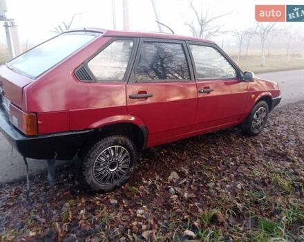 Красный ВАЗ 2109, объемом двигателя 1.3 л и пробегом 90 тыс. км за 750 $, фото 2 на Automoto.ua