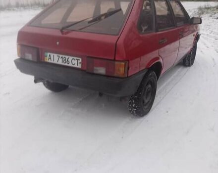Красный ВАЗ 2109, объемом двигателя 1.29 л и пробегом 200 тыс. км за 1100 $, фото 1 на Automoto.ua