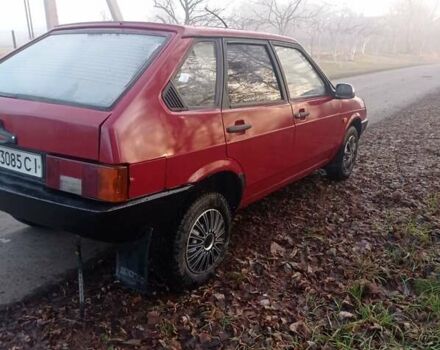 Красный ВАЗ 2109, объемом двигателя 1.3 л и пробегом 90 тыс. км за 750 $, фото 3 на Automoto.ua