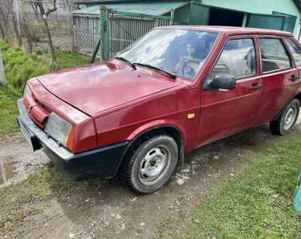 Красный ВАЗ 2109, объемом двигателя 1.3 л и пробегом 35 тыс. км за 950 $, фото 1 на Automoto.ua