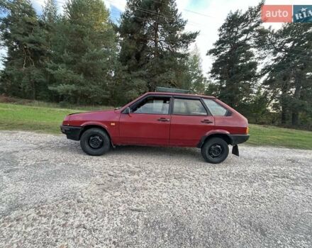 Красный ВАЗ 2109, объемом двигателя 1.5 л и пробегом 180 тыс. км за 1300 $, фото 1 на Automoto.ua