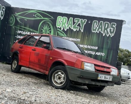 Красный ВАЗ 2109, объемом двигателя 1.3 л и пробегом 230 тыс. км за 550 $, фото 1 на Automoto.ua