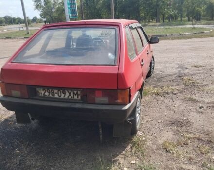 Красный ВАЗ 2109, объемом двигателя 1 л и пробегом 1 тыс. км за 776 $, фото 4 на Automoto.ua
