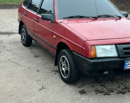 Красный ВАЗ 2109, объемом двигателя 1.5 л и пробегом 57 тыс. км за 1800 $, фото 2 на Automoto.ua