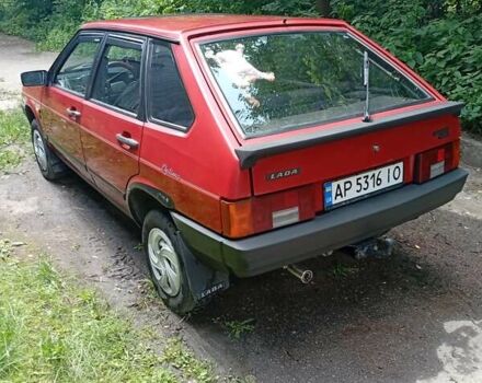 Красный ВАЗ 2109, объемом двигателя 1.5 л и пробегом 140 тыс. км за 1435 $, фото 1 на Automoto.ua