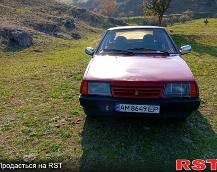 Красный ВАЗ 2109, объемом двигателя 1.5 л и пробегом 400 тыс. км за 800 $, фото 1 на Automoto.ua