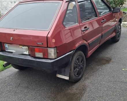 Красный ВАЗ 2109, объемом двигателя 1.1 л и пробегом 177 тыс. км за 1150 $, фото 1 на Automoto.ua